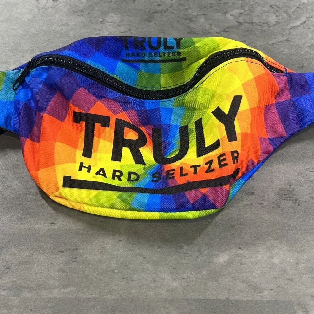 Truly Waist Bag Fanny Pack Belt Festival Pouch Crossbody Minimal Belted Neon - Picture 2 of 7